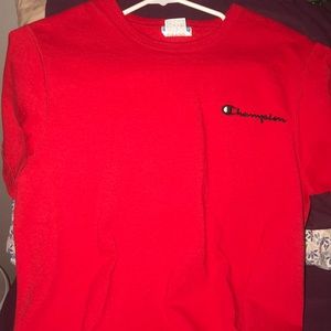 red champion shirt